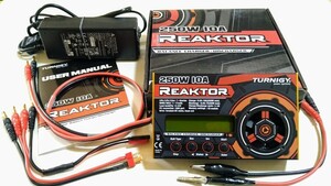 TURNIGY★REAKTOR★リアクター★250W 10A★充放電器★モーター慣らし★AC電源アダプターセット★ミニ四駆★ラジコン