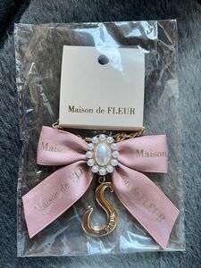 Maison de FLEUR リボンチャーム メゾンドフルールバッグチャームS