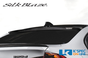 SilkBlaze SPORTS BMW【3シリーズ 320i M Sport】ルーフスポイラー/WETカーボン_[TSRBMW3-RSC]