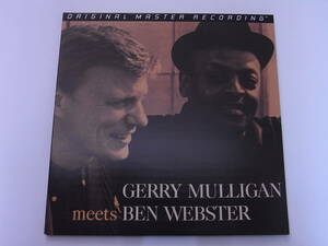 米モービルフィデリティサウンドラボ Mobile Fidelity Sound Lab Gerry Mulligan meets Ben Webster ユキム扱い 極上美品