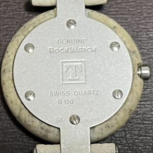ヴィンテージ 70年代 TISSOT ティソ ロックウォッチ 御影石 大理石 腕時計 中古長期保管品の画像4