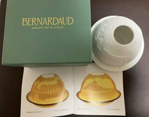 ベルナルド [BERNARDAUD] キャンドル用リトファニー ランプ 「パリ モニュメント」 フランス製 リモージュ