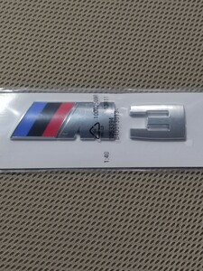 BMW ///M3 リアエンブレム シルバー BMW　m performance