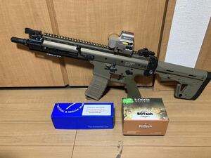 東京マルイ 次世代電動ガン SCAR-L ＣＱＣカスタム 中古品