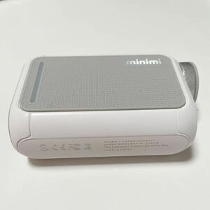 【送料無料】CaddyTalk minimi ゴルフ用 レーザー距離測定器 キャディト―ク ミニミ　ホワイト　ケース無し