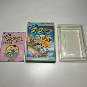 ★任天堂★FC ファミコン わんぱく ダック夢冒険 箱のみ 説明書付き ゲームソフトは欠品★ 