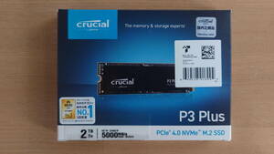 ★未開封★　Crucial P3Plus PCIe4.0 NVMe M.2 SSD 2TB　★送料無料★ ②