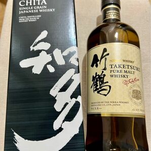 ニッカ竹鶴、サントリー知多　飲み比べセット　2本セット