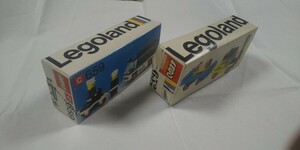1972年1975年 希少初期レゴブロック レゴランド Legoland 652 フォークリフトとトレーラー C659 警察官と警察車両