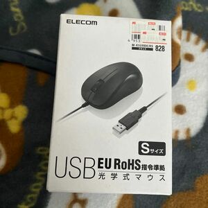 ELECOM 光学式マウス M-K5URBK 黒色 有線 エレコム