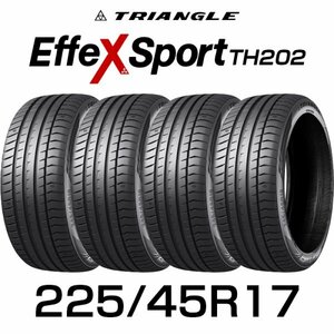 【新品】【2024年製】 輸入サマータイヤ4本セット 225/45R17-94Y TRIANGLE EffeX Sport TH202 / トライアングル 2254517 225/45/17