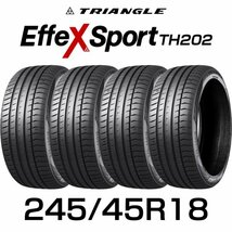 【新品】【2024年製】 輸入サマータイヤ4本セット 245/45R18-100Y TRIANGLE EffeX Sport TH202 / トライアングル 2454518 245/45/18_画像1