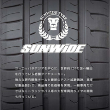 【新品】【2023年製】 輸入サマータイヤ4本セット 225/40R18 SUNWIDE(サンワイド) RS-ONE 18インチ_画像2