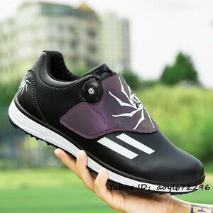 Обувь для гольфа мужчина новые кроссовки спортивные обувь обувь обувь обувь Souse Grip Водонепроницаемая и скользящая легкая мужская черная черная.