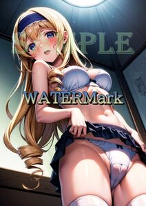 ★IS インフィニット・ストラトス：セシリア・オルコット【W4OKOT01】★同人 A4ポスター イラスト 特殊印刷 オリジナル anime 美少女