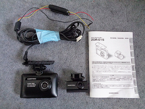 COMTEC rom and rear (before and after) 2 camera drive recorder ZDR-015 Comtec do RaRe ko[oth-1295]
