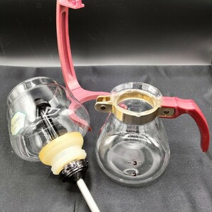 チェリホン CherryPhon 噴射式 コーヒー沸器 耐熱ガラス カメイガラス コーヒーメーカー コーヒーサイフォン 昭和レトロ 当時物 ※ジャンクの画像2