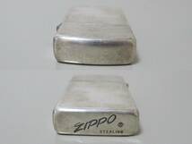 Zippo Slim Sterling Silver 1990年 Italic Logo！／ジッポー スリム スターリング シルバー 1990年製 イタリック ロゴ！_画像5