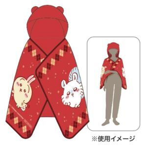 ちいかわ コークオン コカコーラ ブランケット フード付
