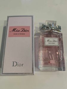 【訳あり】Dior ミスディオール　ローズ＆ローズ　オードゥトワレ　香水　50ml 残量約9割（名前刻印あり）
