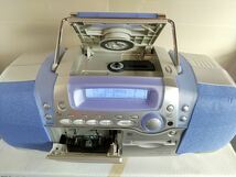 KENWOOD CD MD カセットオーディオシステム MDX-F3 リモコン付き動作品_画像4