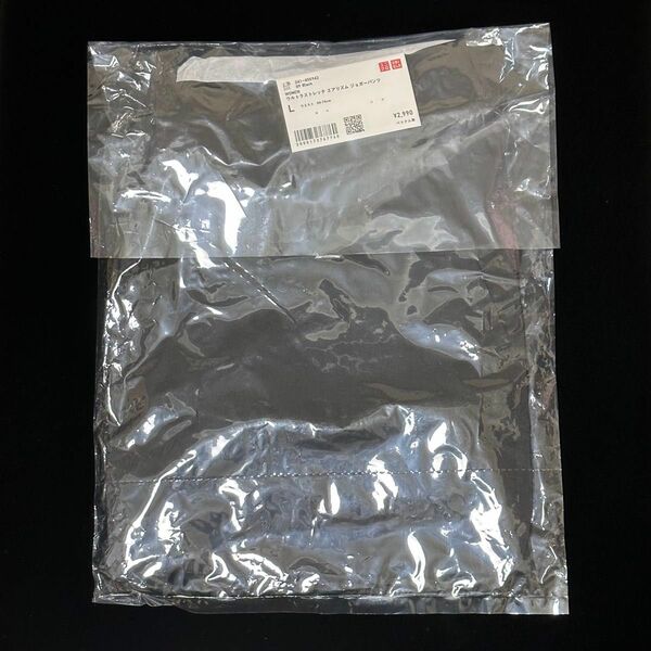 ユニクロ レディース ウルトラストレッチエアリズムジョガーパンツ 丈標準66～68cm ブラック Lサイズ
