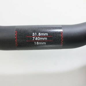 【j247】カーボンハンドル ライザーバー クロスバイク MTB 31.8mm 740mmの画像2