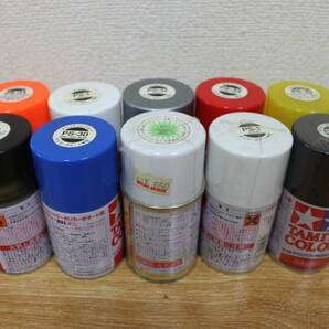 〇中古品 未使用品 保管品 TOMIYA COLOR タミヤ スプレー塗料 ラッカー カラー 10個まとめ/激安1円スタートの画像5