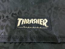 中古品 保管品 THRASHER スラッシャー ショルダーバッグ ブラック ヒョウ柄/激安1円スタート_画像2