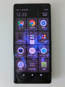 中古品 保管品 簡易動作確認済 docomo Xperia SONY SO-03K 64GB リキッドブラック 判定○ 携帯 スマートフォン/激安1円スタート