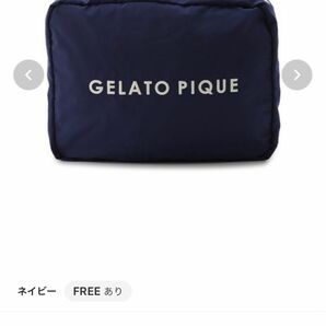 gelato pique（ポーチ） カラバリトラベルポーチM ネイビーFREE NVYF