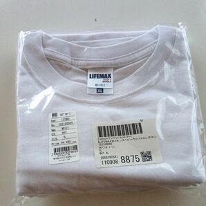 新品　未使用　ヘビーウェイト　長袖　tシャツ　ロンt メンズ　XL LL 6、2オンス　ホワイト　白　無地　未開封　大きいサイズ