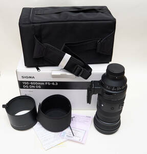 シグマ SIGMA 150-600mm F5-6.3 DG DN OS | Sports SONY Eマウント　中古極上品　保証期間内