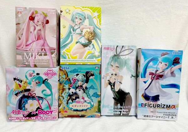 初音ミク　 フィギュア　６体セット　新品未使用未開封品