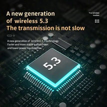 2024最新型 新品 ワイヤレスイヤホン Bluetooth 5.3 Hi-Fi イヤホン 高品質 _画像3