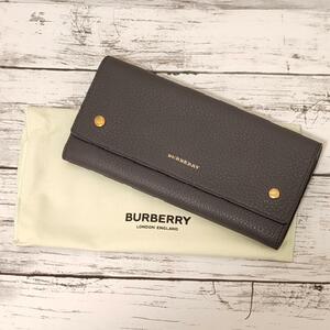 ★未使用級★希少　BURBERRY　バーバリー　長財布　グレー