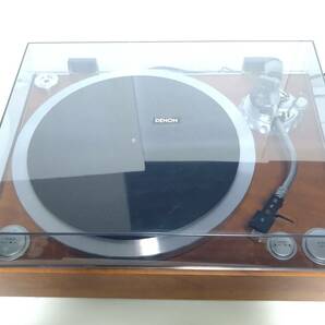 【美品】動作品 DP-500M デノン レコードプレーヤー DENON ターンテーブル取説コピー、オーディオケーブル、アース同梱の画像2