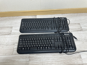 パソコン　キーボード　2台　中古