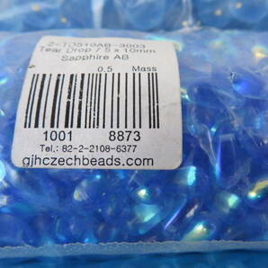 286☆未使用 チェコビーズ ビーズ BEADS 大量 4kg以上 青 紫 花 蝶の画像3