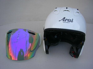 ☆アライ（Arai）　MZ　ジェットヘルメット　Mサイズ　グラスホワイト