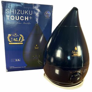 SHIZUKU しずく 加湿器　アロマ加湿器 TOUCH ネイビー 紺 Navy 超音波式アロマ加湿器 卓上