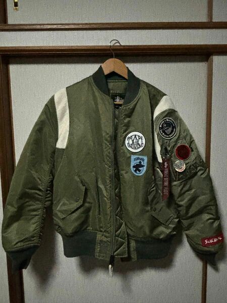 STUSSY×ALPHA×fragment 25周年 MA-1