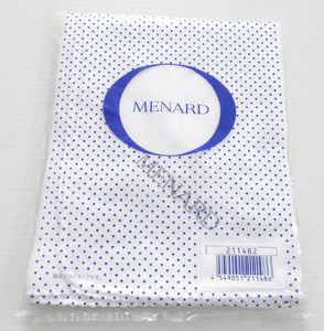 メナード ガーゼ ハンカチ 布 ノベルティ グッズ MENARD コスメ 化粧品 ロゴ 未使用 ソフト ナチュラル ダブルガーゼ クロス 柔らか 白