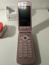 【F092】【稼働品・初期化済み・極美品】 ドコモ Docomo らくらくホン F-01M ピンク 利用制限○_画像3