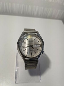 【F191】【稼働品・美品】 CITIZEN シチズン ハイソニック HI SONIC チューニングフォーク TUNING FORK メンズ 腕時計 3701-370201Y