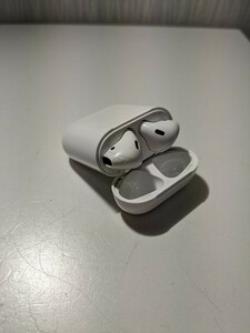 【F234】【稼働品】 Apple アップル Air Pods エアーポッズ ワイヤレスイヤホン 充電ケース A1602 イヤホン品番不明