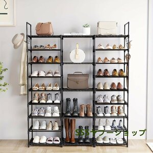 スペース効率的な多層靴収納ラック - 靴収納に最適なスタンド - 玄関・寝室・廊下にぴったり