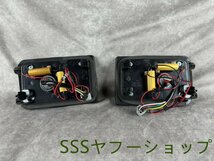 シーケンシャル DA64V DA17V エブリィ エブリイ バン スクラム 流れるウインカー フルLEDテール スモークレッド 左右セット_画像2