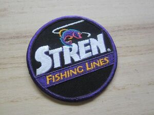 ビンテージ STREN FISHING ストレーン ワッペン/釣り バス釣り タックル 海釣り ベスト キャップ バッグ カスタム 69