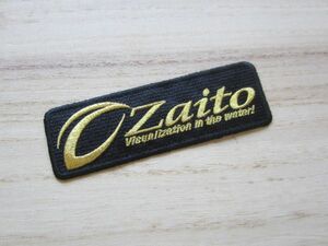 Zaito ザイト 鮎 金 ゴールド ロゴ ワッペン/OWNER オーナー 釣り バス釣り 海釣り ライフジャケット キャップ バッグ カスタム Z01